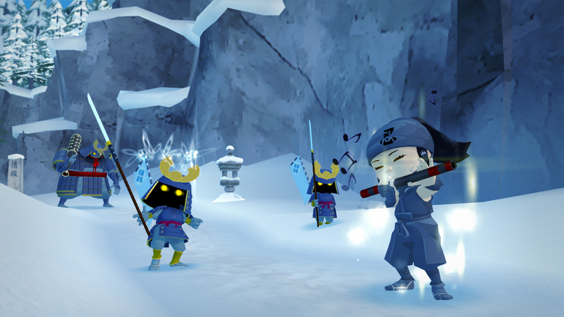 Illustration for article titled Snowbound Mini Ninja Screens